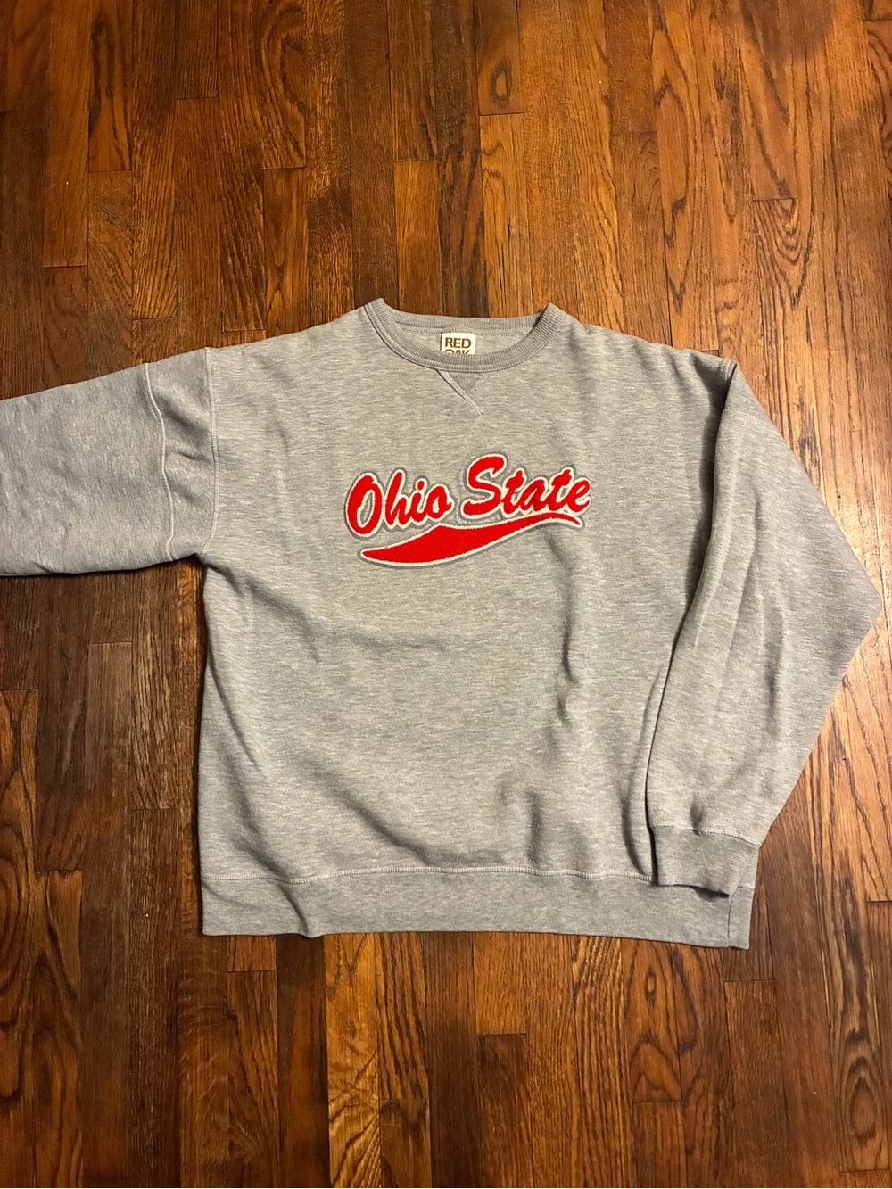 Vintage red oak Ohio state embroidered sweatshirt size large
